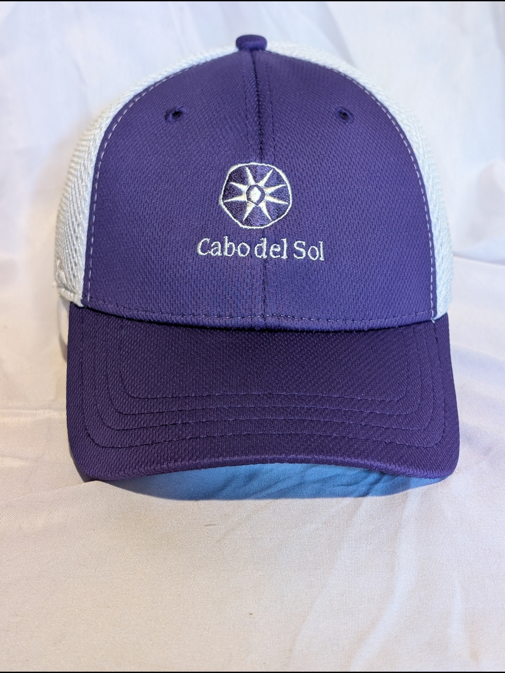 Pukka Cabo del Sol Purple and White Mesh Trucker Hat